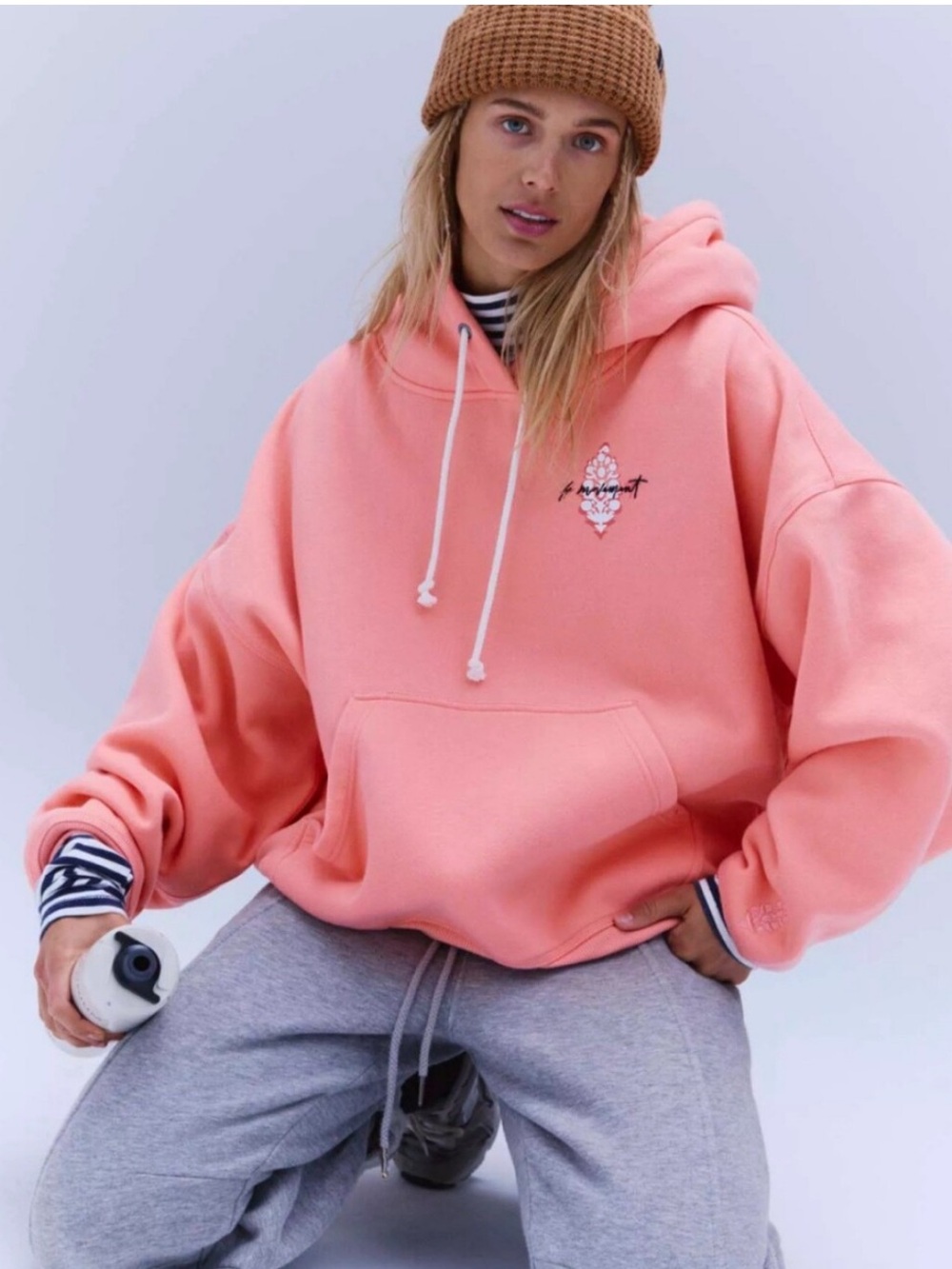 FP Movement Final Call Logo Hoodie In Fruit Punch